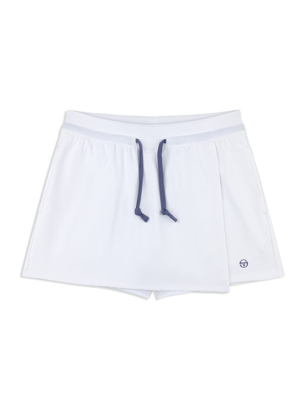 Agata Wrap Skort- Brilliant White