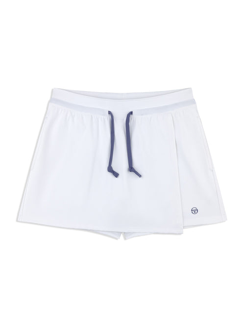 Agata Wrap Skort- Brilliant White