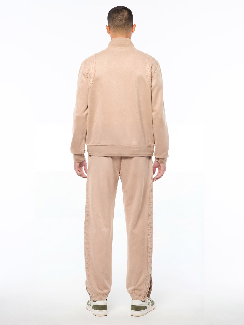Camoscio Track Jacket- Humus
