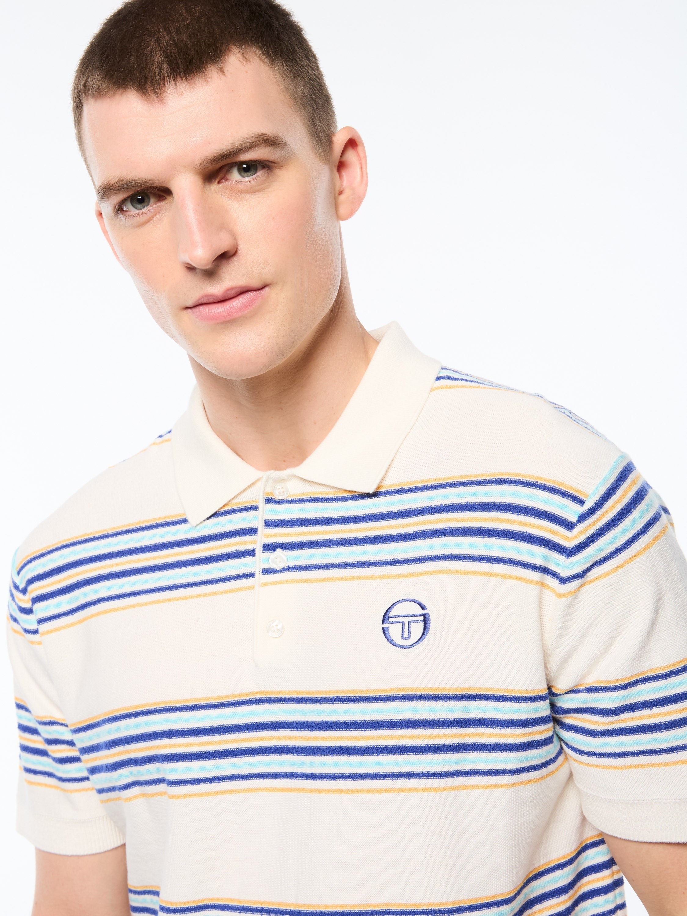 Fausto Sweater Polo-Gardenia