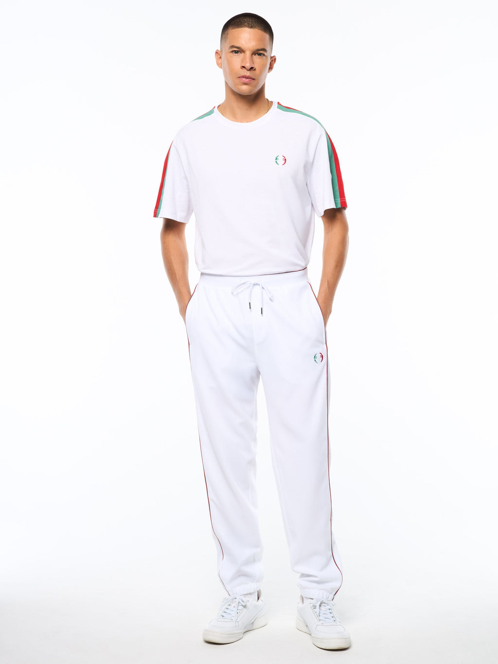 Eredita Track Pant-Brilliant White